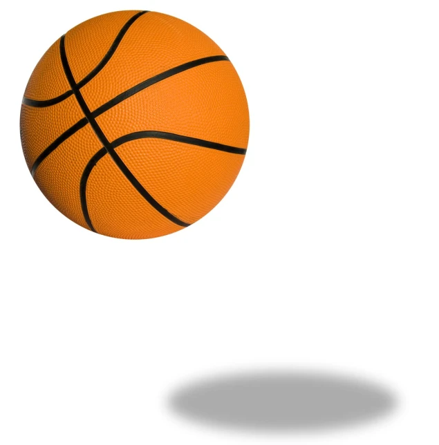 a basketball is flying up on the wall