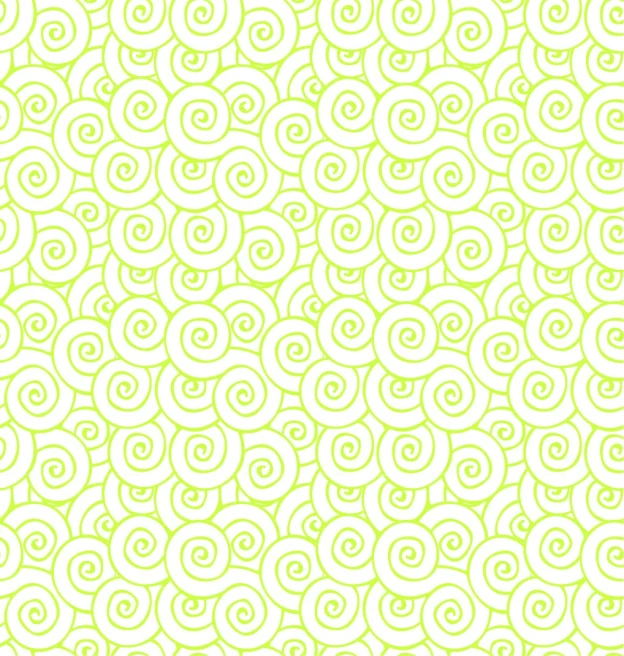 a white background with wavy lines and circles