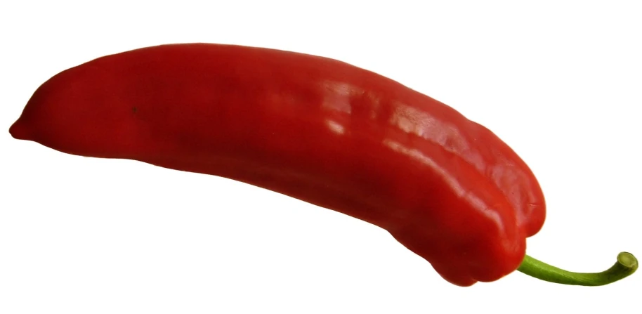 a close up view of a red pepper