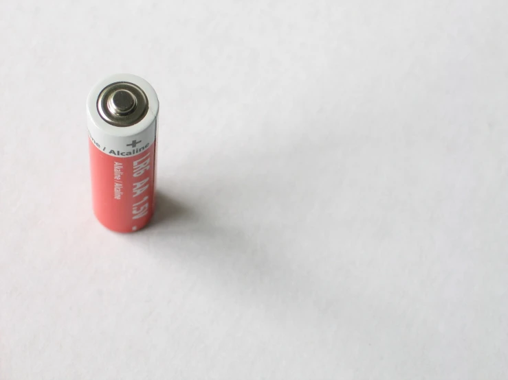 the closeup of a battery is shown in a po