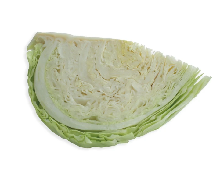 cabbage half cut up and ready to eat