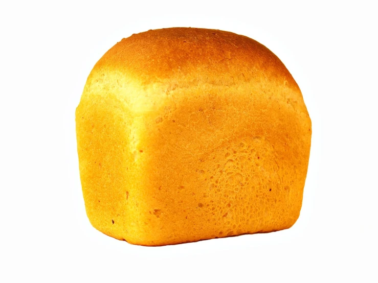 a loaf of bread is shown against a white background