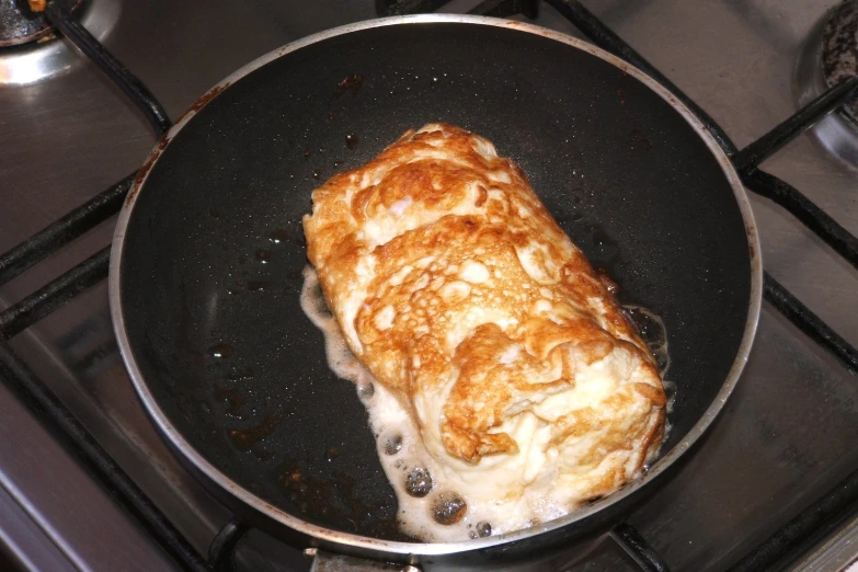 a pan that has some food on it