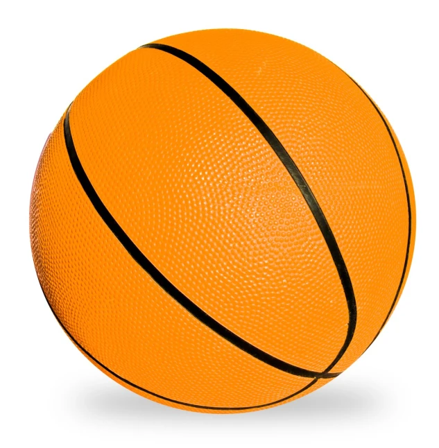 a basketball that is on top of white background