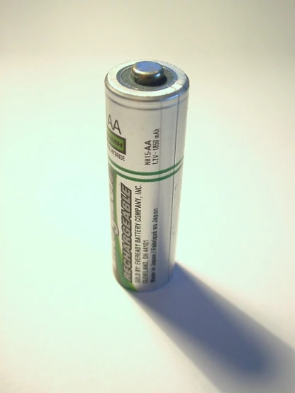 a close up of a cell phone battery