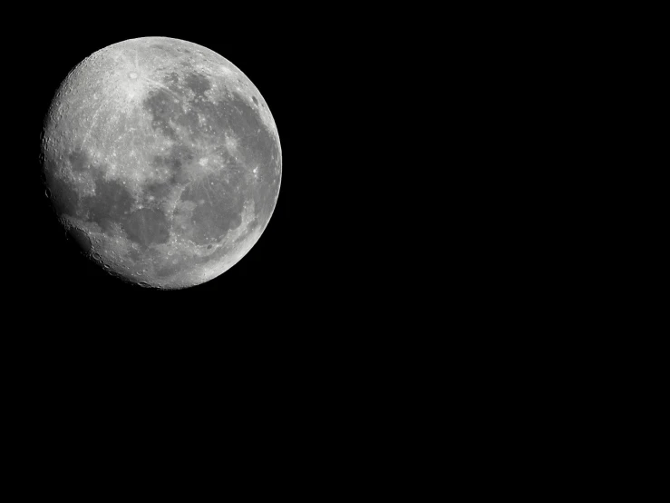 a very large moon in the sky during night time