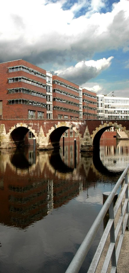 a bridge that is over a body of water