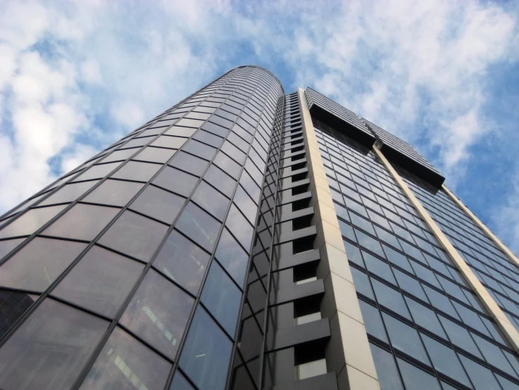 a large tall building with lots of windows