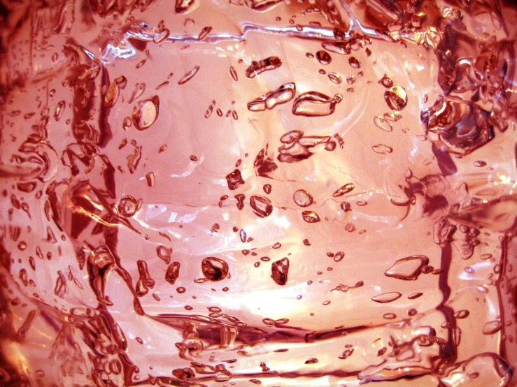 the liquid is mixed with other brown and white objects