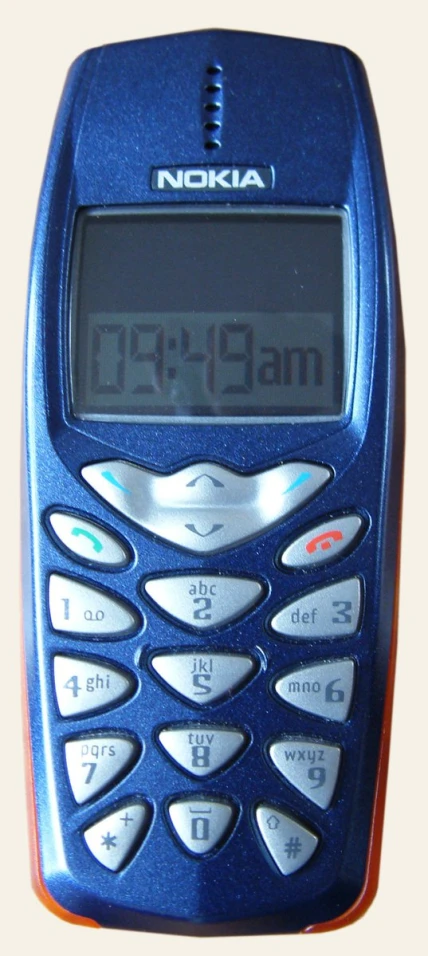 a cell phone with the number four displayed