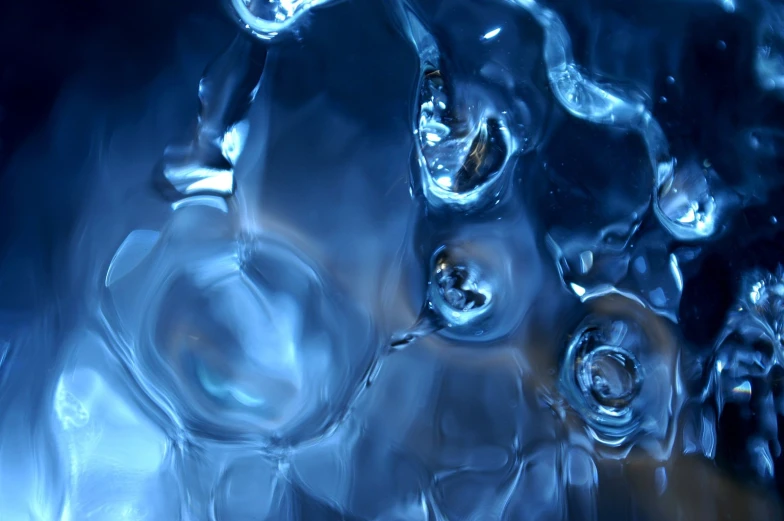 this abstract pograph is made from frozen water