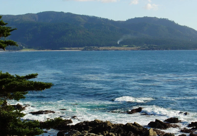 a body of water with small waves in the ocean