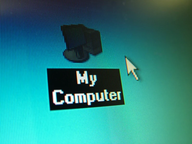 a computer screen that has the words my computer on it