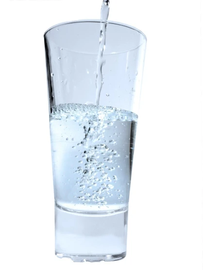a glass of water with some bubbles on it