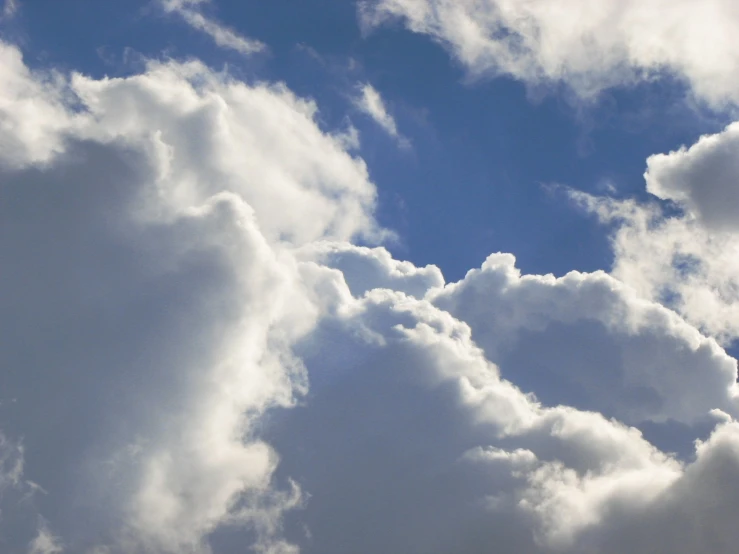 a group of clouds with no one in them