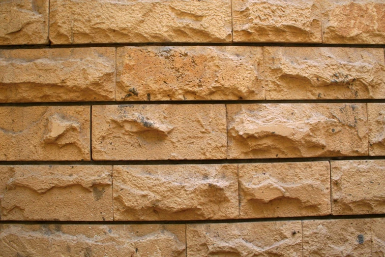 some stone bricks are stacked together