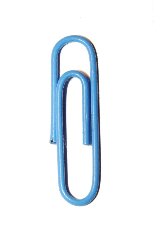 a blue rectangular hook with a black edge