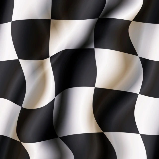 black and white checkerboard style pattern background