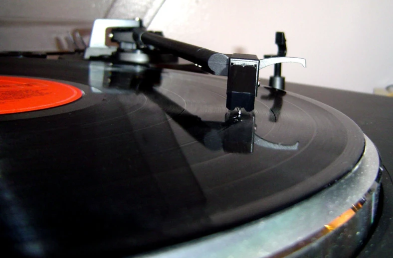 an old record player showing its manual