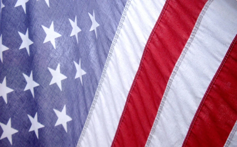 an american flag, with stars and stripes