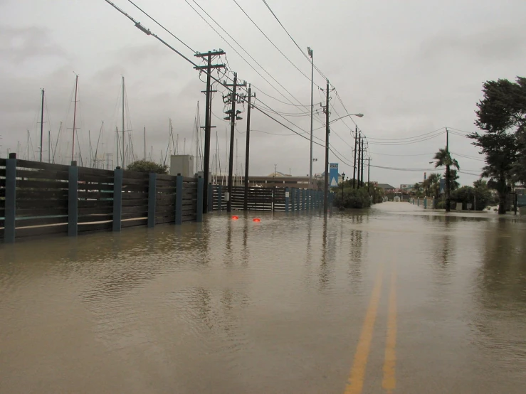 flooding has created streets very thick enough to pass