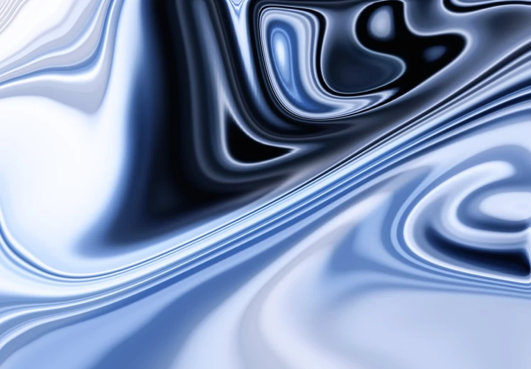 a wavy blue, white and black background