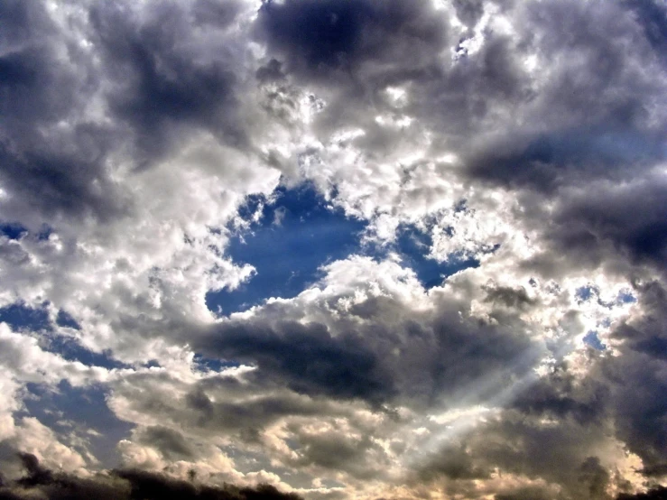 a picture of some clouds that have been made