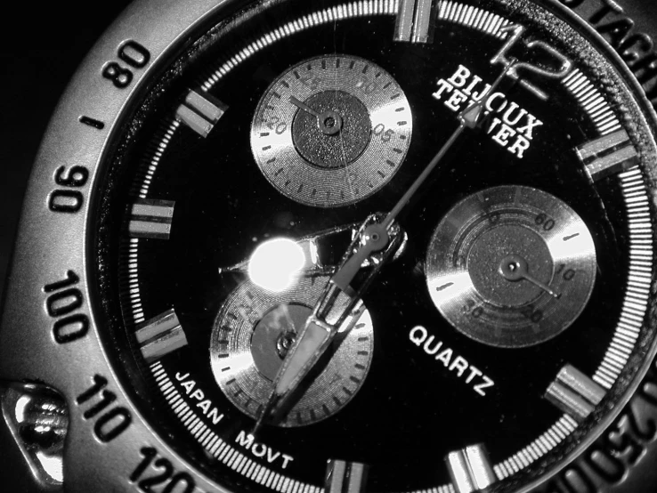 the watch is very interesting with everything in black and white