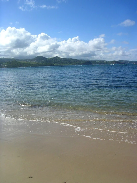 there is some very pretty water at this beach