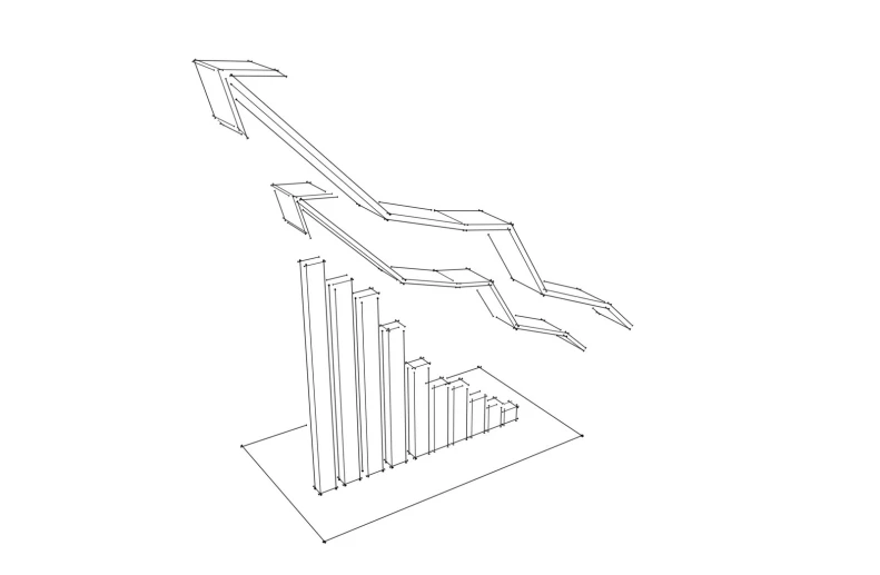 a line drawing of a building with columns