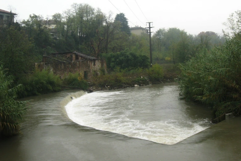 an image of flooded water in a large body of water