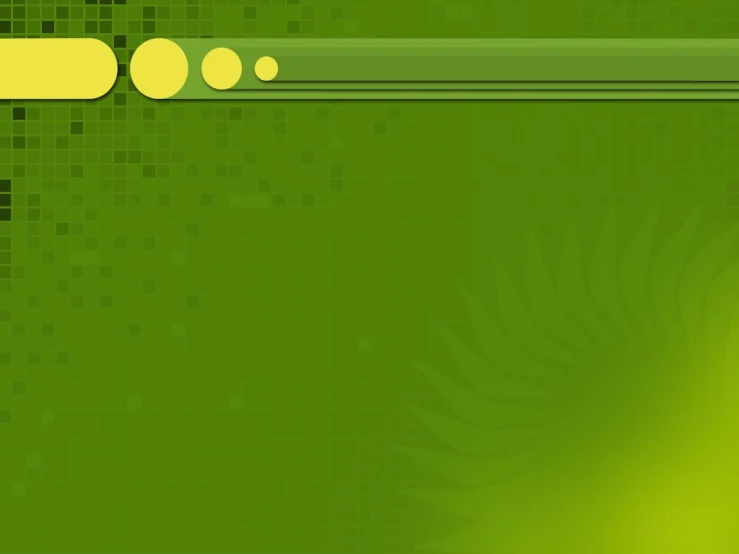 the green abstract background has white circles