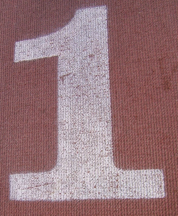 the letter t made with the white thread on it