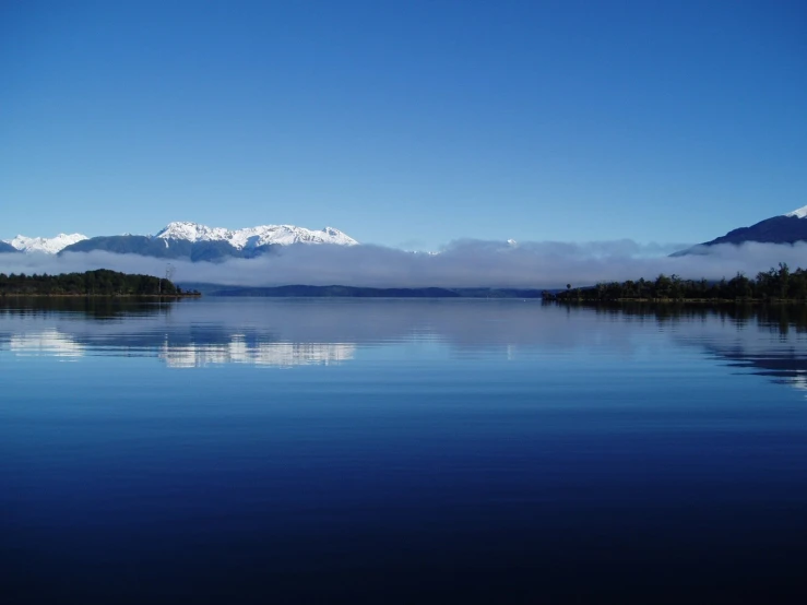 a po of a lake that is full of water