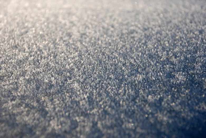 some tiny snow flakes on some snow