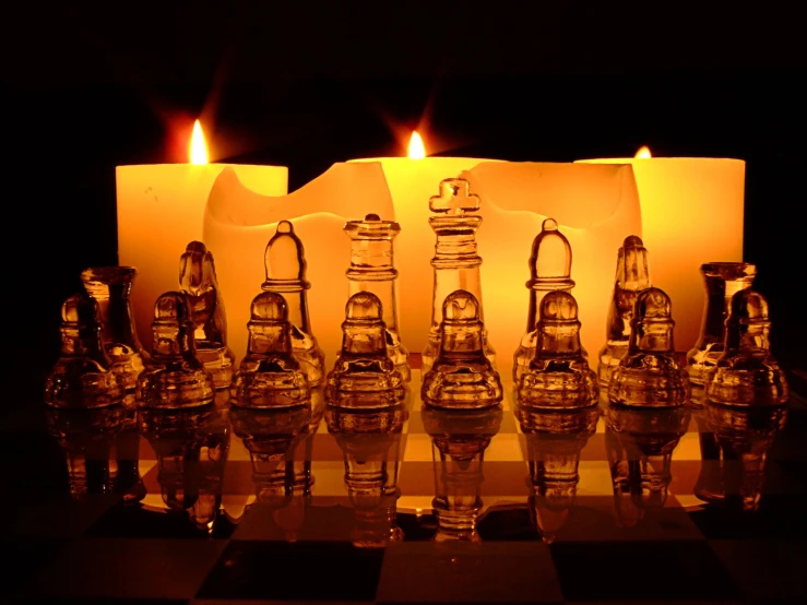 a group of glass bottles sitting next to each other