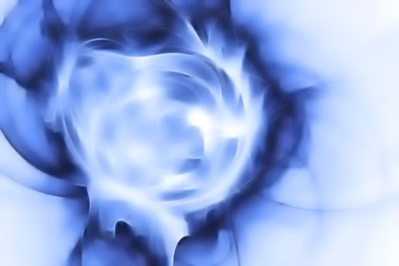 abstract blue shapes are shown in this computer generated pograph