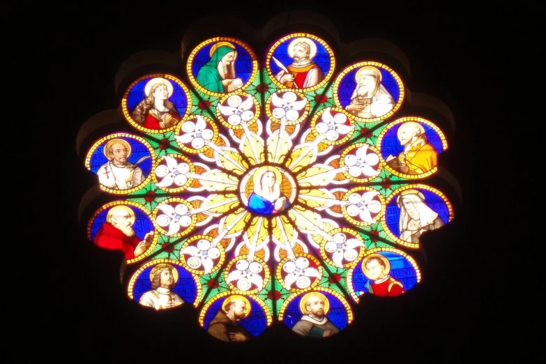 an image of a glass with angels on it