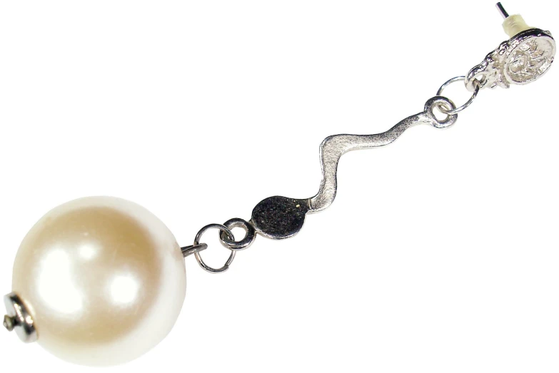 the celet has a pearl and a metal hook