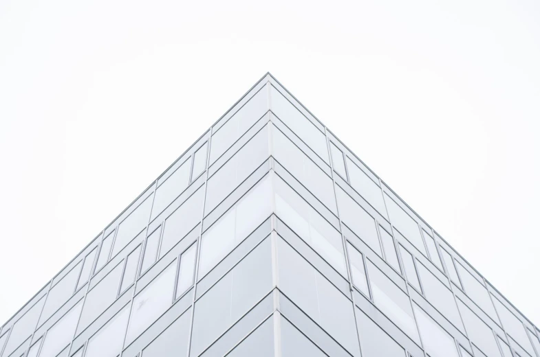 some glass lines sticking out of a building