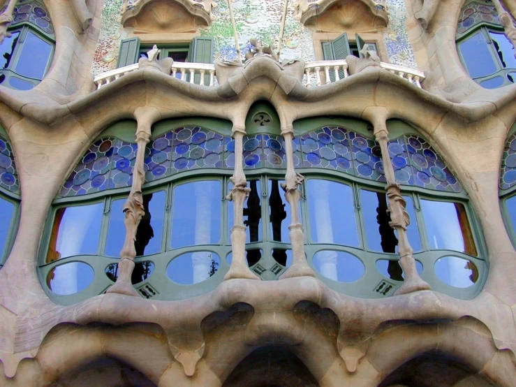 a building with ornate architecture and decorative windows