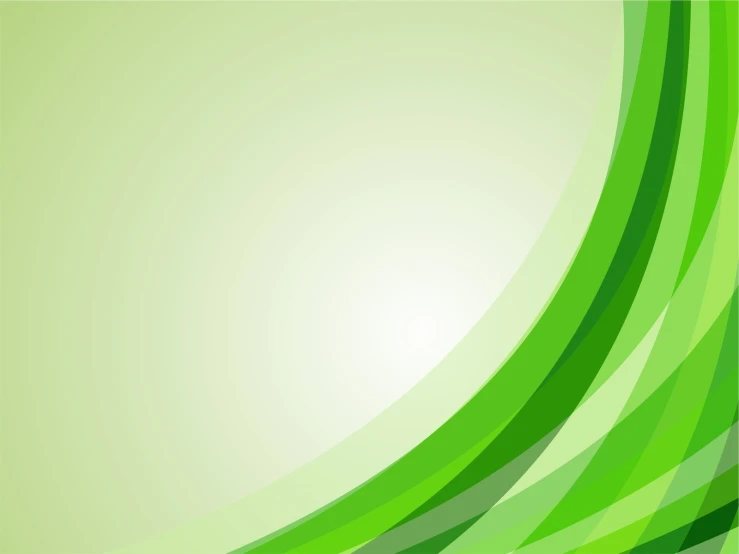 a green abstract design background with a wavy curve pattern