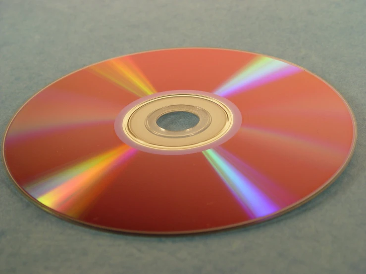 a small disk that is on a table