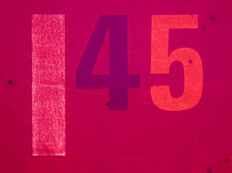 a red and yellow sign showing the number forty