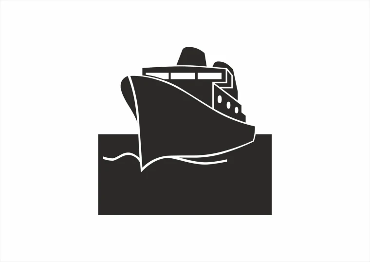 a boat on the water icon