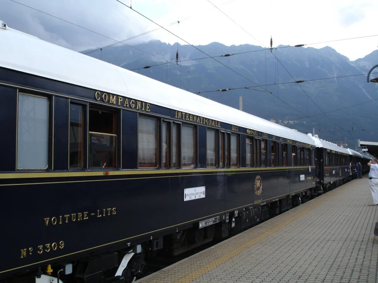 the front view of a train on tracks