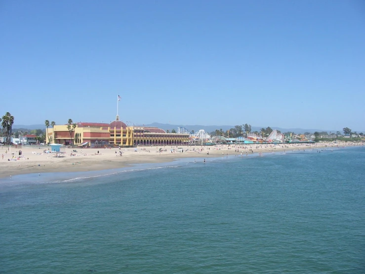 a beach on the edge of a body of water