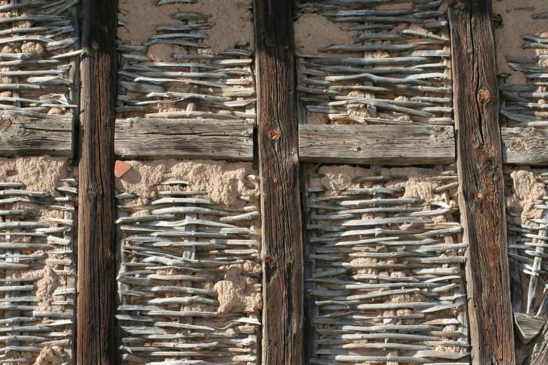 two different wood type sidings on the same wall