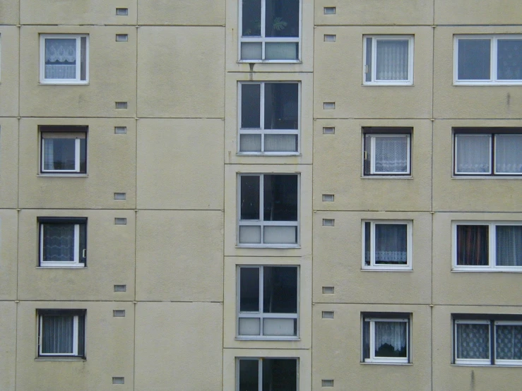 an image of windows on an apartment building