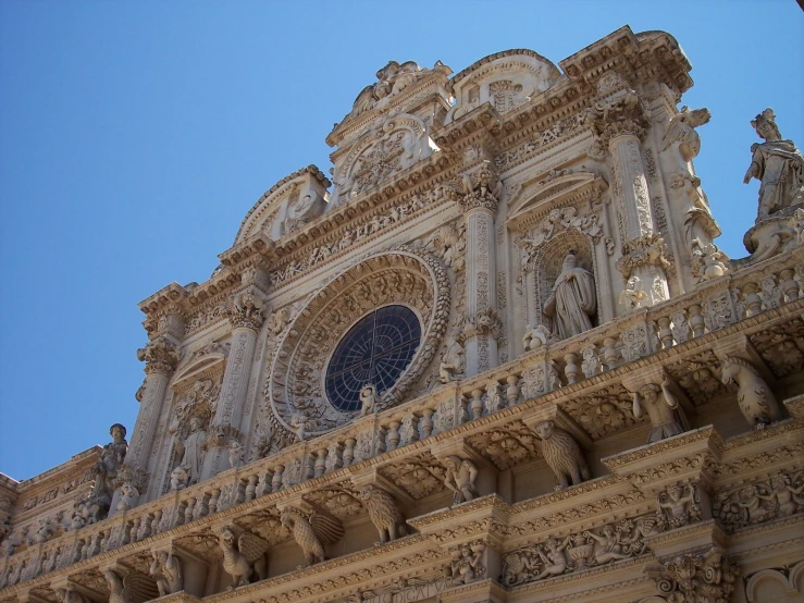 a very tall building with a clock on the top